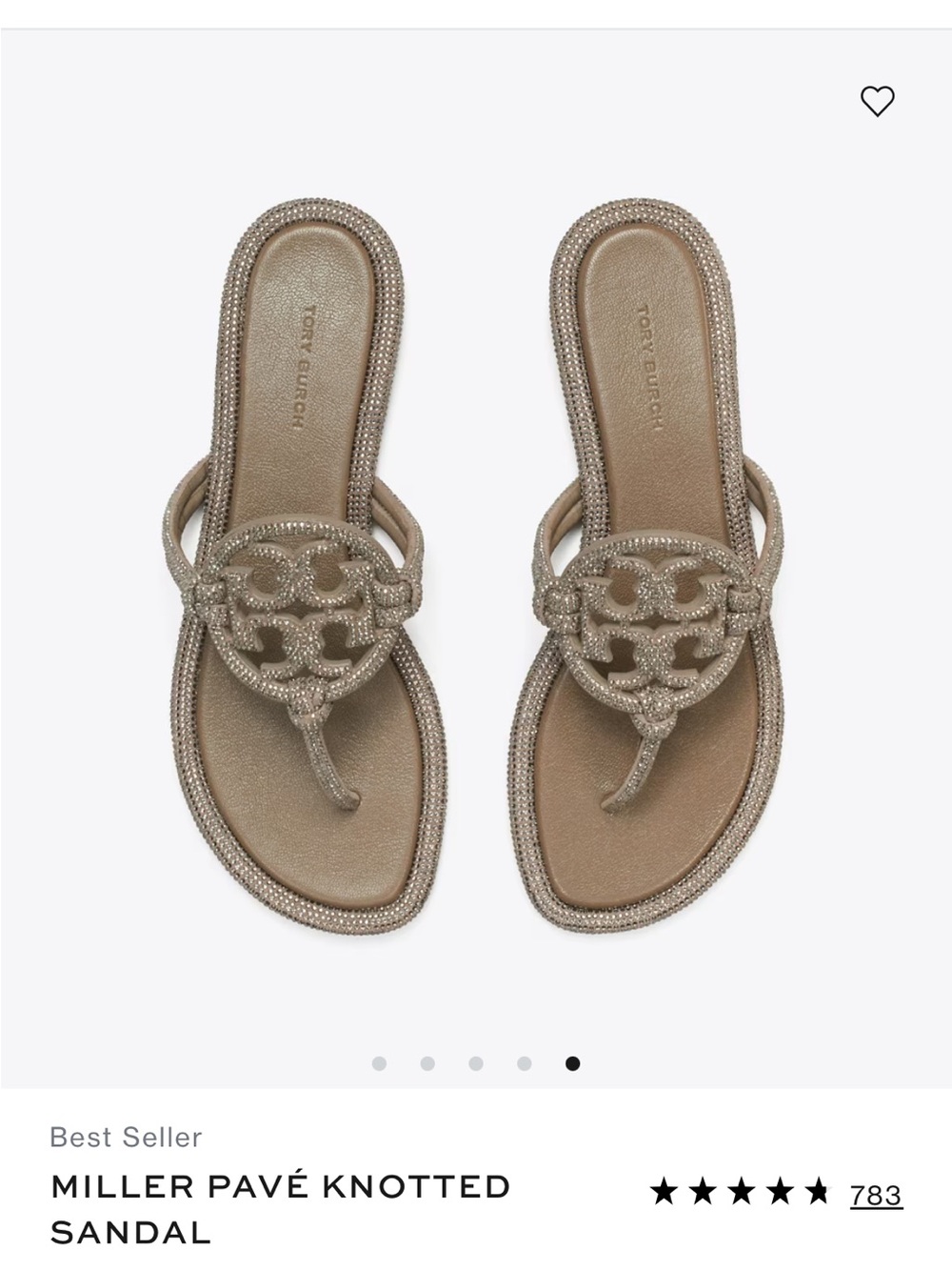 Miller Pave Knotted Sandal - Picture 4 of 13